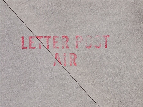 信,邮政,空气