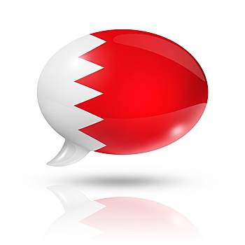 巴林,旗帜,对话气泡框