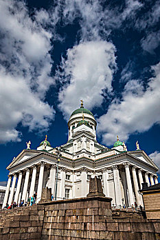 赫尔辛基,路德教会,大教堂,参议院,广场,芬兰