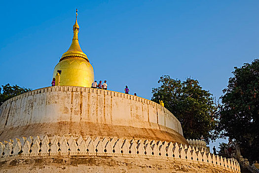 塔,老,蒲甘,曼德勒省,缅甸,亚洲