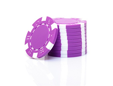 小,一堆,紫色,纸牌筹码