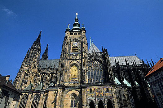 捷克共和国,布拉格,城堡,大教堂