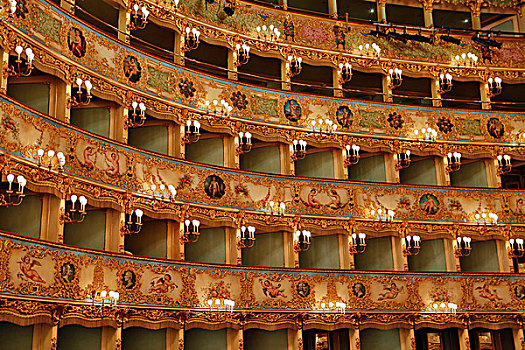 威尼斯,剧院,室内,意大利