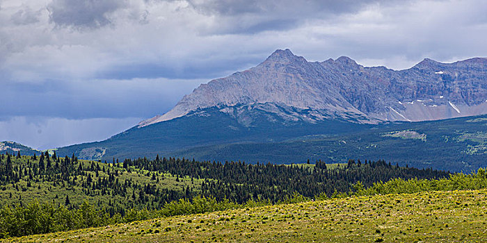 风景,山脉,背景,冰川国家公园,冰河,蒙大拿,美国