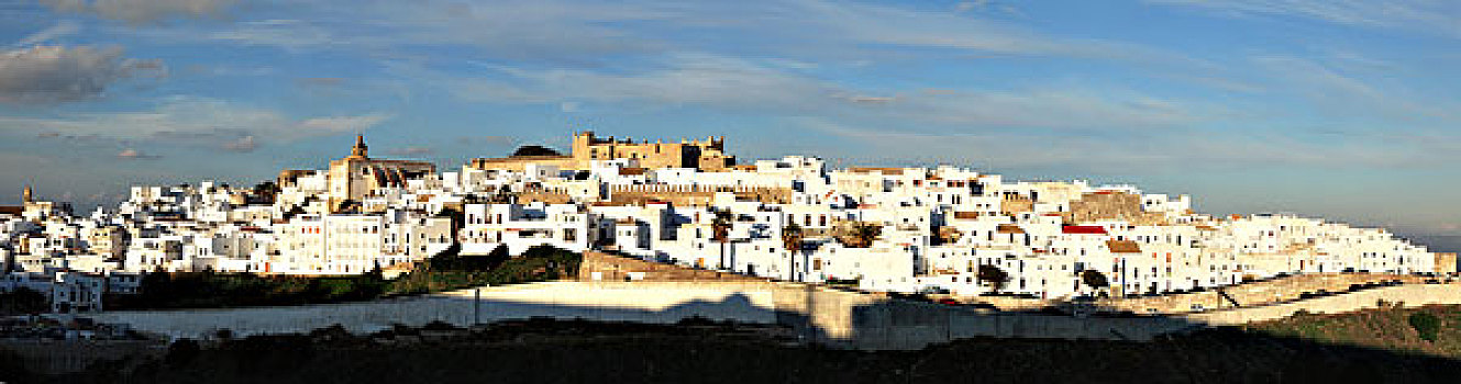 城市,白色,建筑,安达卢西亚,西班牙