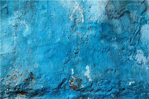 蓝色,墙,纹理