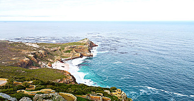 模糊,南非,海岸线,好望角,自然公园,自然保护区