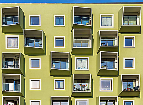 公寓,区域,哥本哈根,丹麦,欧洲