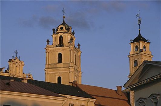 立陶宛,维尔纽斯,大学,钟楼,教堂大街