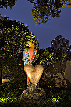 静安雕塑公园夜景