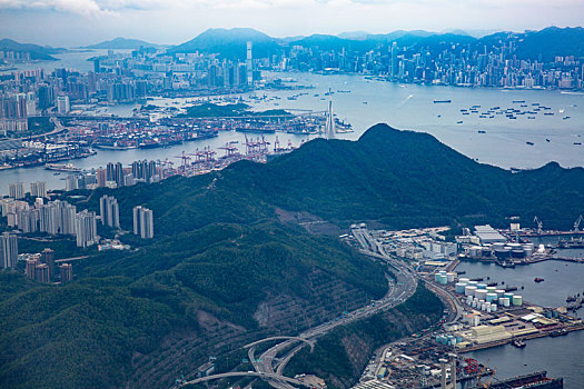 航拍香港特别行政区