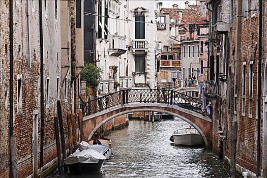 船,运河,威尼斯,意大利