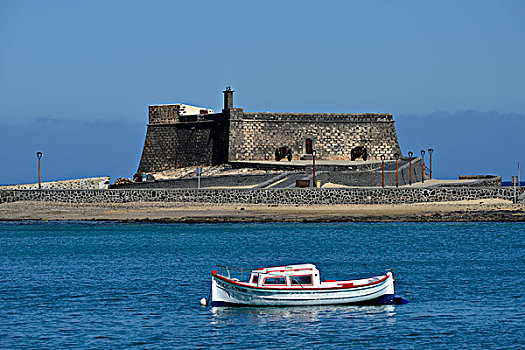 堡垒,阿雷西费,兰索罗特岛,加纳利群岛,西班牙,欧洲