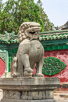 河北省正定隆兴寺石雕狮子