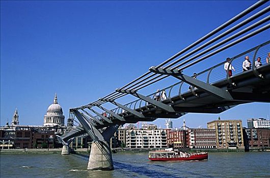 千禧桥,伦敦,英格兰