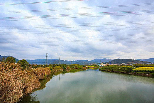 咸祥河,油菜花