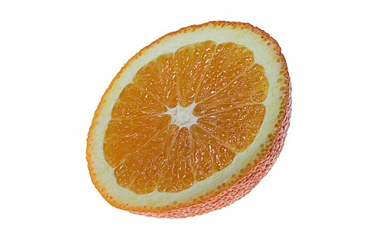 一半,橙色