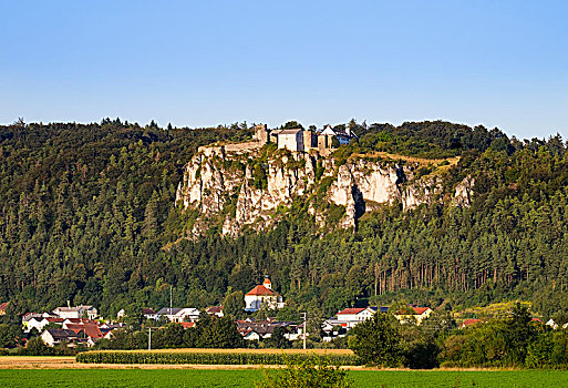 阿恩斯贝格,城堡,遗址,上巴伐利亚,巴伐利亚,德国,欧洲