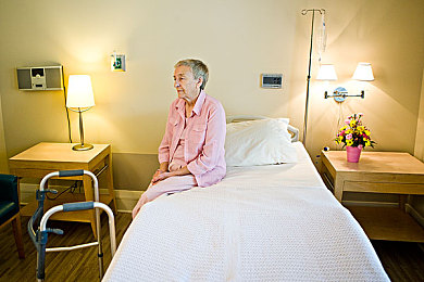 疗养院+老人图片