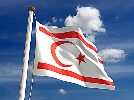 塞浦路斯北部,旗帜
