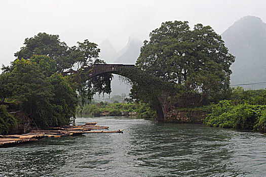 遇龙河富里桥风景