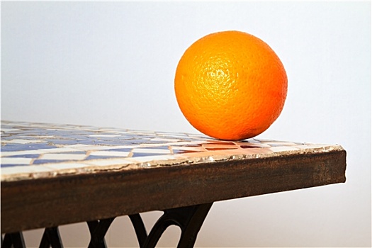 橙子,桌子