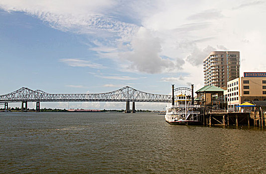 新奥尔良,阿尔及尔,渡轮,密西西比河