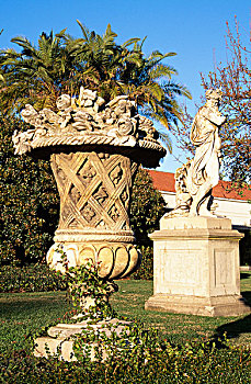 雕塑,花园,帕萨迪纳,加利福尼亚,美国