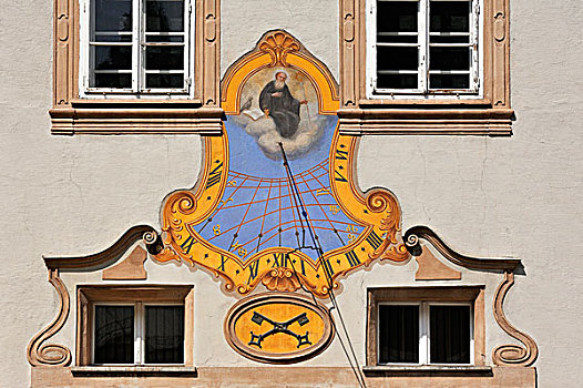 日晷,萨尔茨堡,萨尔茨堡省,奥地利,欧洲