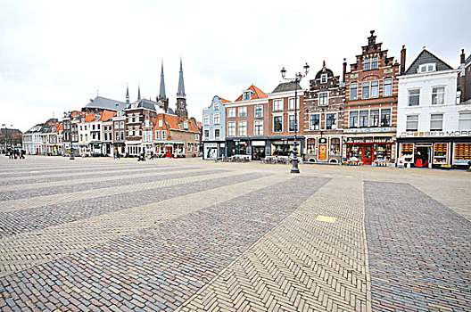 荷兰,市场,新,教堂