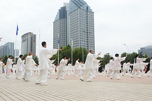 万人太极表演