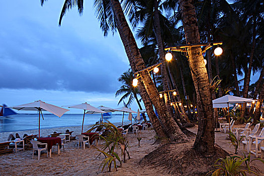 菲律宾长滩岛夜景