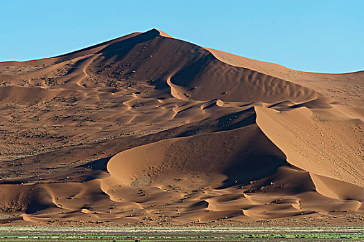 红色,沙子,沙丘,索苏维来地区,纳克鲁福特公园,中心,纳米比沙漠,纳米比亚,非洲