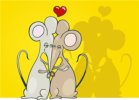 老鼠,相爱