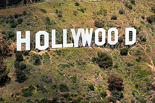航拍,好莱坞,签到,洛杉矶,加利福尼亚