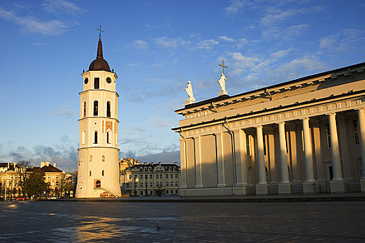 立陶宛,维尔纽斯,大教堂,钟楼