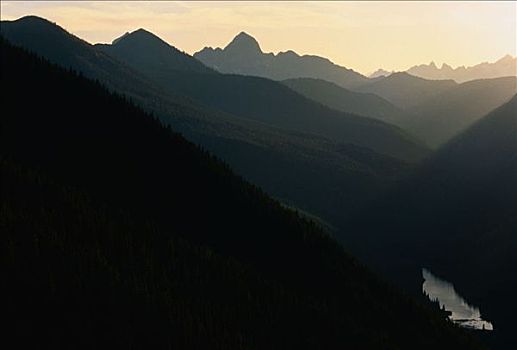 高处,闪电,湖,省立公园,不列颠哥伦比亚省,加拿大