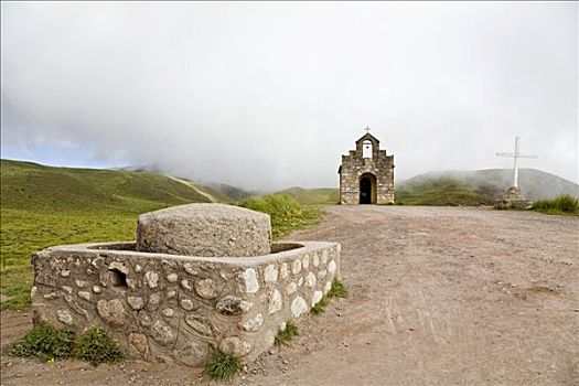 小教堂,十字架,顶端,国家公园,阿根廷,南美