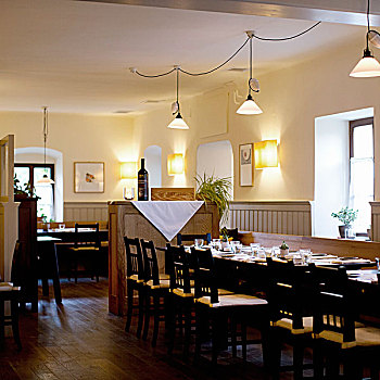 桌子,餐馆,施蒂里亚,奥地利