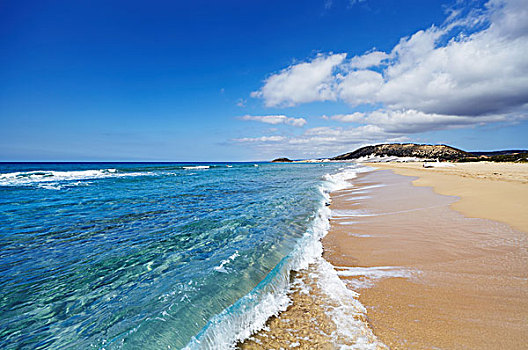 黄金,海滩,最好,塞浦路斯,半岛,塞浦路斯北部