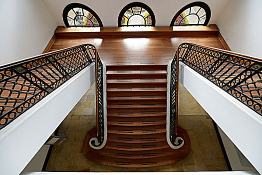 楼梯,博物馆,坎德拉里亚,波哥大,哥伦比亚,南美