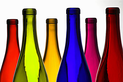 彩色,葡萄酒瓶