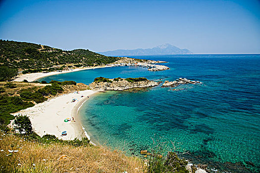 希腊,海其迪奇,自然风光,沿岸,风景
