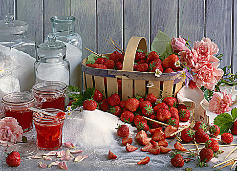 草莓果冻,玫瑰花瓣,成分
