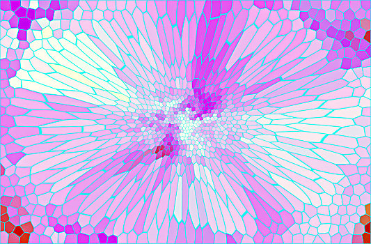 彩色花玻璃背景素材