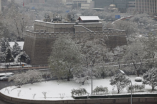 北京雪景