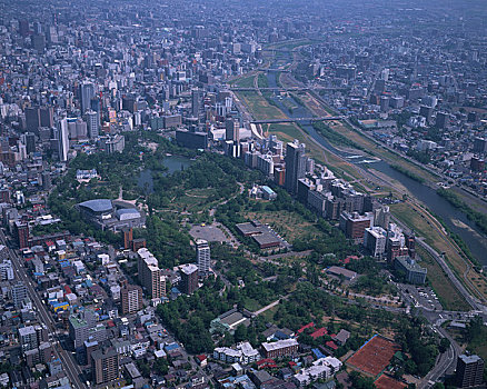 札幌,空中