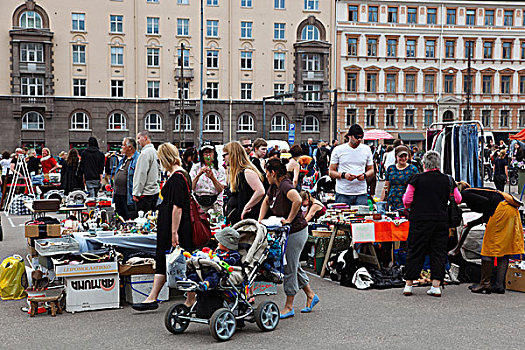 芬兰,赫尔辛基,休闲场所,市场