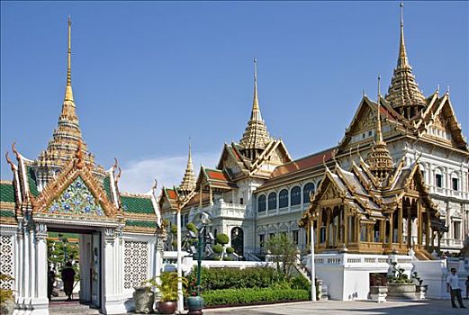 泰国,曼谷,宝座,国王,皇家,大皇宫,复杂
