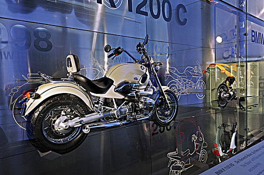 宝马,r1200,摩托车,博物馆,慕尼黑,巴伐利亚,德国,欧洲